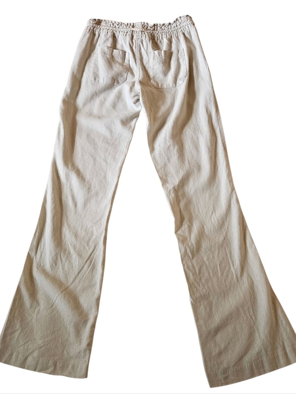 Roxy Lightweight Drawstring Linen Blend Pants XS - Picture 2 of 9